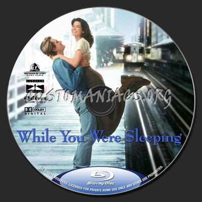 While You Were Sleeping blu-ray label