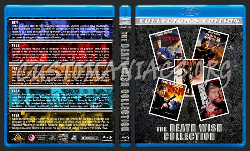 Death Wish Collection blu-ray cover