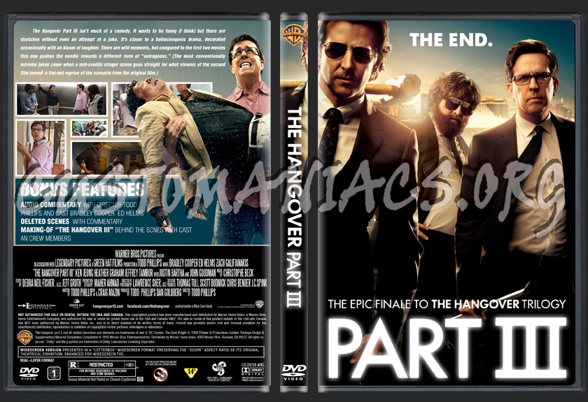 The Hangover Part III dvd cover