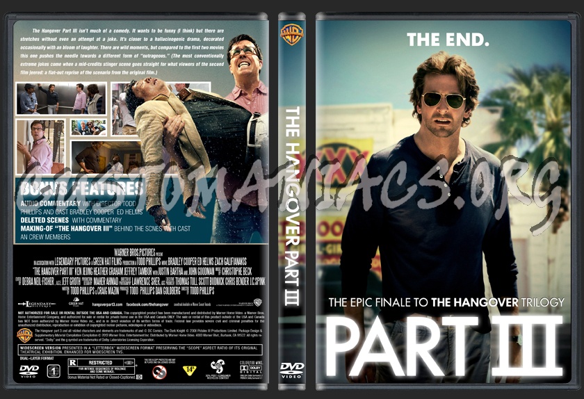 The Hangover Part III dvd cover