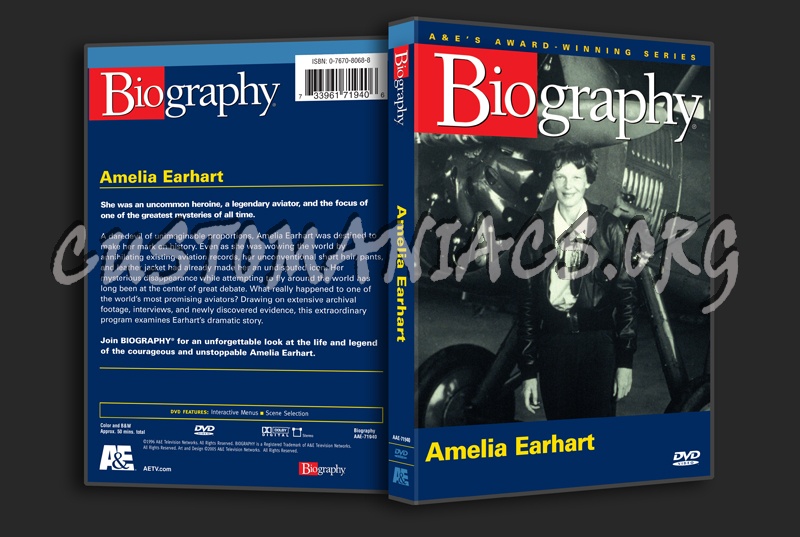 Amelia Earhart dvd cover