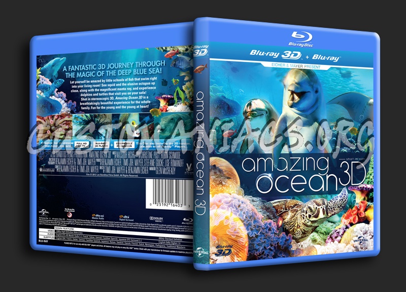 Amazing Ocean 3D blu-ray cover