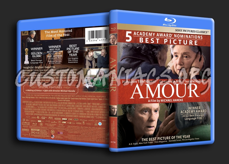 Amour blu-ray cover