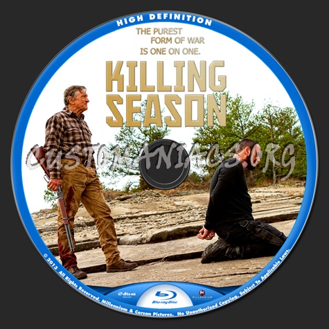 Killing Season blu-ray label