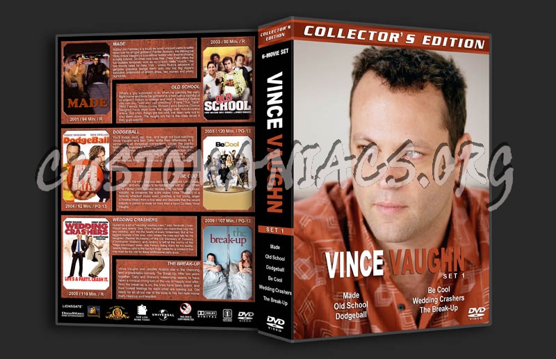 Vince Vaughn - Set 1 dvd cover