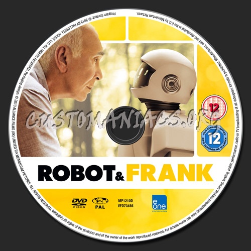 Robot & Frank dvd label