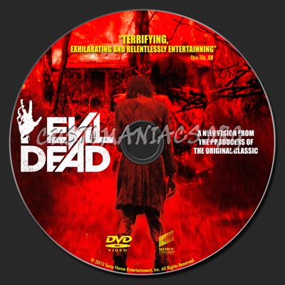 Evil Dead dvd label