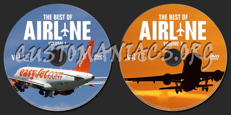 The Best Of Airline Volume 1 & 2 dvd label