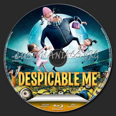 Despicable Me blu-ray label