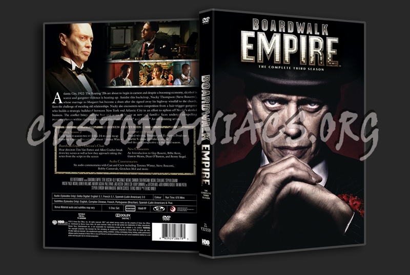 Boardwalk Empire Season 3 dvd cover