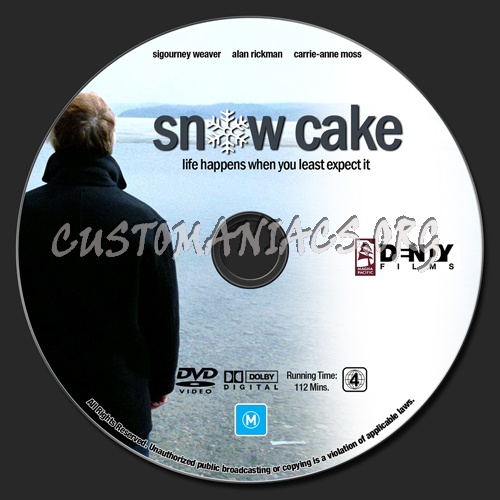 Snow Cake dvd label