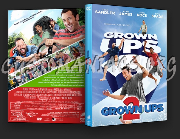 Grown Ups 2 dvd cover