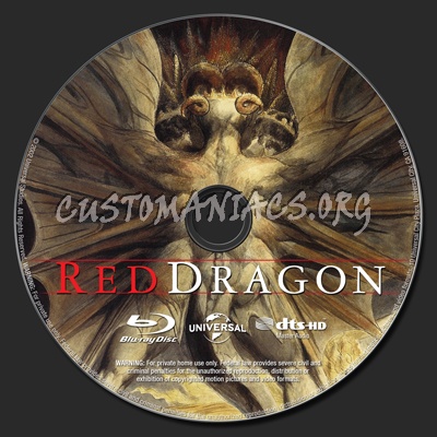 Red Dragon blu-ray label