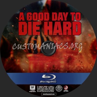 A Good Day to Die Hard blu-ray label