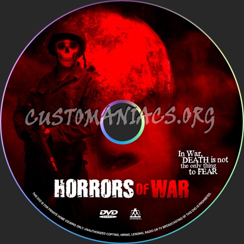 Horrors Of War dvd label