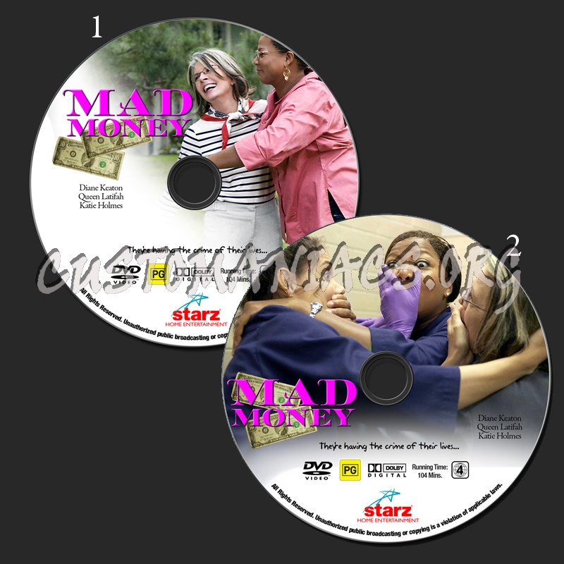 Mad Money dvd label