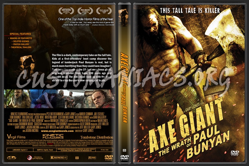Axe Giant: The Wrath of Paul Bunyan dvd cover