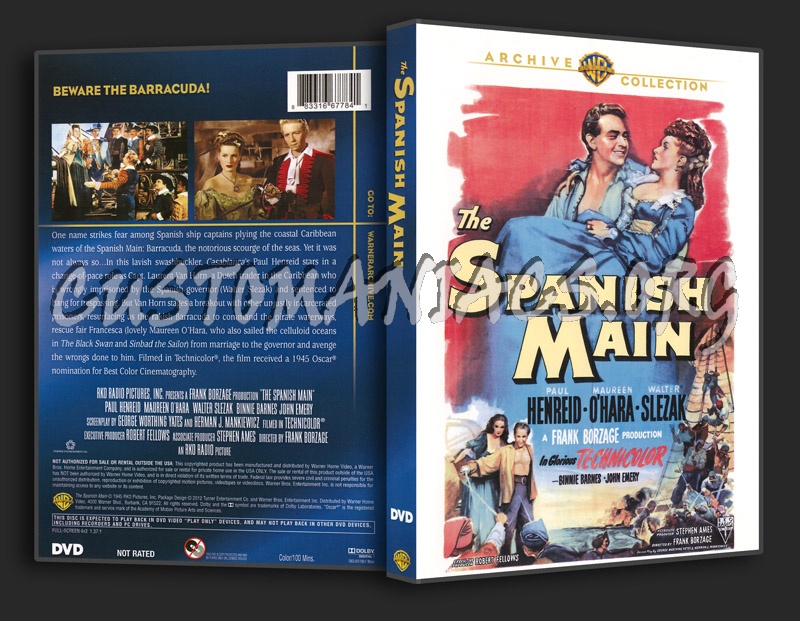 The Spanish Main dvd cover