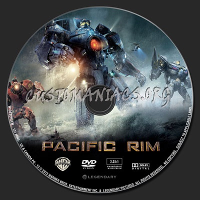 Pacific Rim dvd label