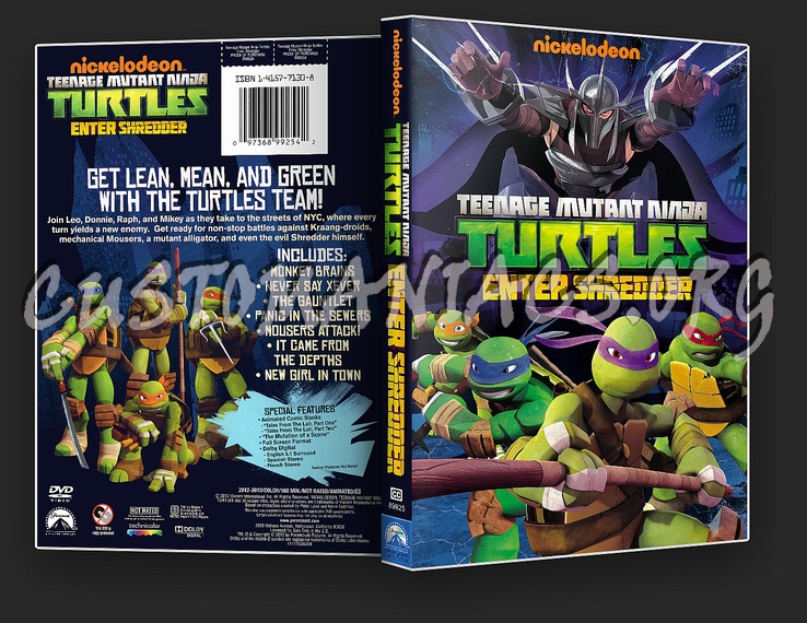 TMNT / Teenage Mutant Ninja Turtles - Enter Shredder dvd cover