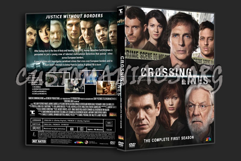 Crossing Lines Season 1 dvd cover