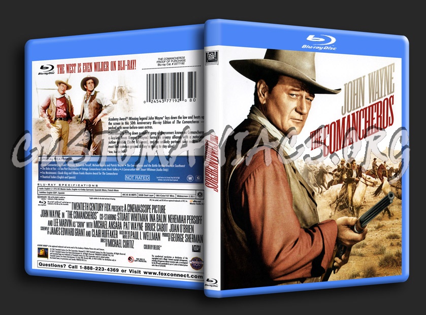 The Comancheros blu-ray cover