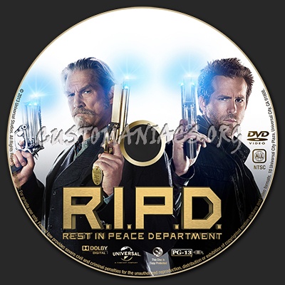 R.I.P.D. (RIPD Rest In Peace Department) dvd label