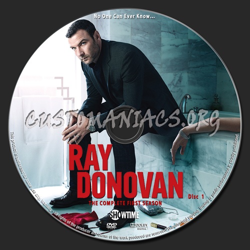 Ray Donovan Season 1 dvd label
