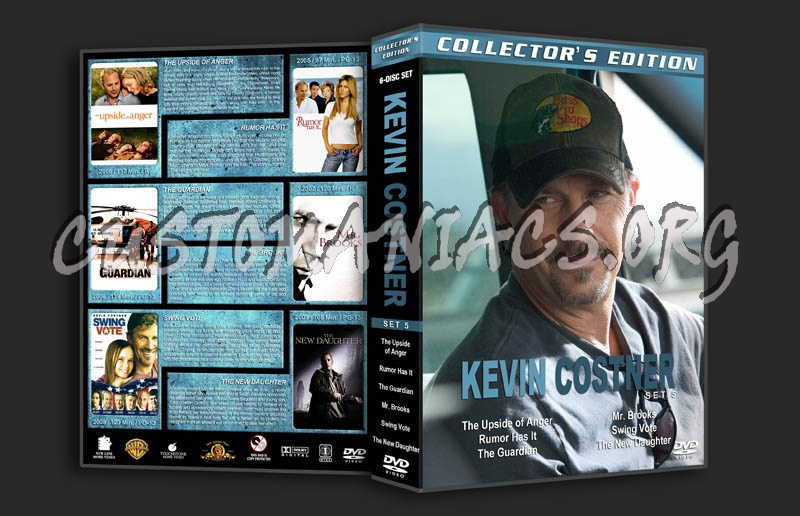 Kevin Costner Collection - Set 5 dvd cover