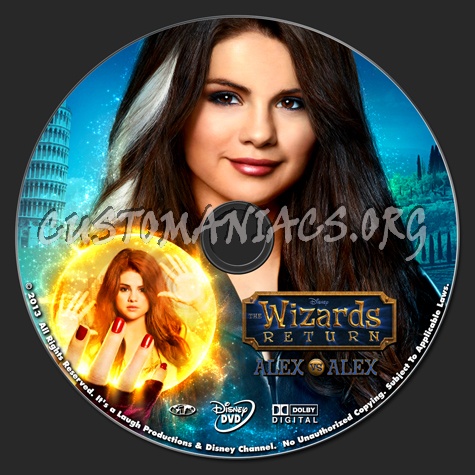 The Wizard Return Alex Vs Alex dvd label