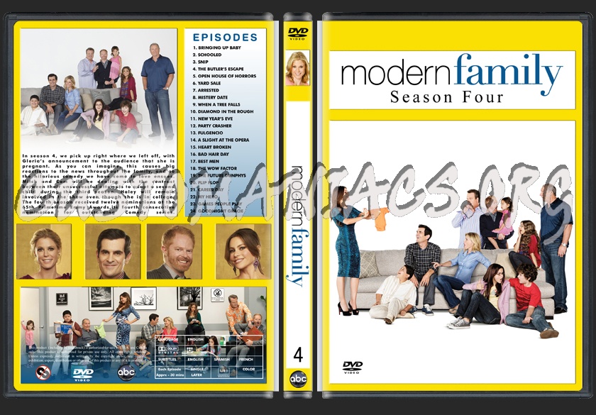 Modern Family Season 4 dvd cover
