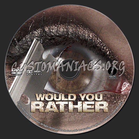 Would You Rather dvd label