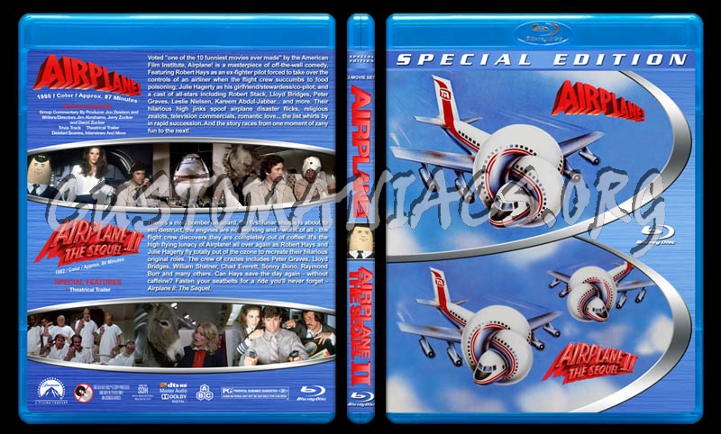 Airplane Double Feature blu-ray cover