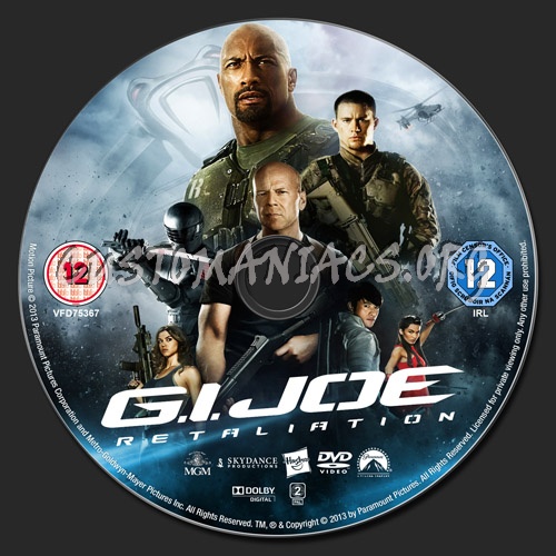 G.I. Joe: Retaliation dvd label