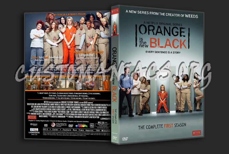 Orange Is The New Black Season 1 dvd cover