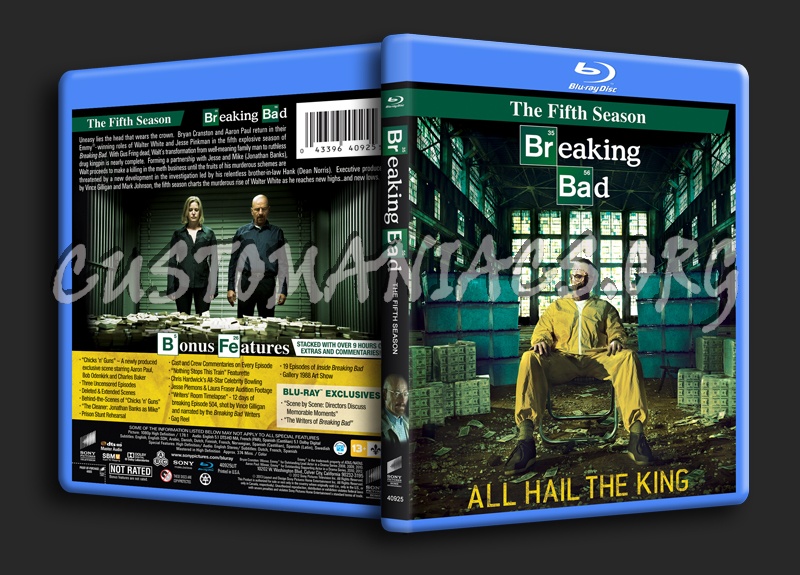 Breaking Bad Season 5 Part 1 blu-ray cover