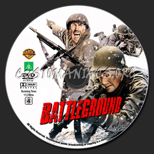 Battleground dvd label