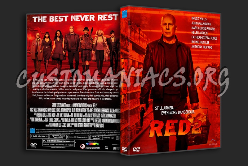 Red 2 dvd cover