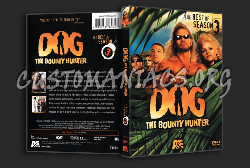 Dog the Bounty Hunter The Best of Season 3 dvd cover