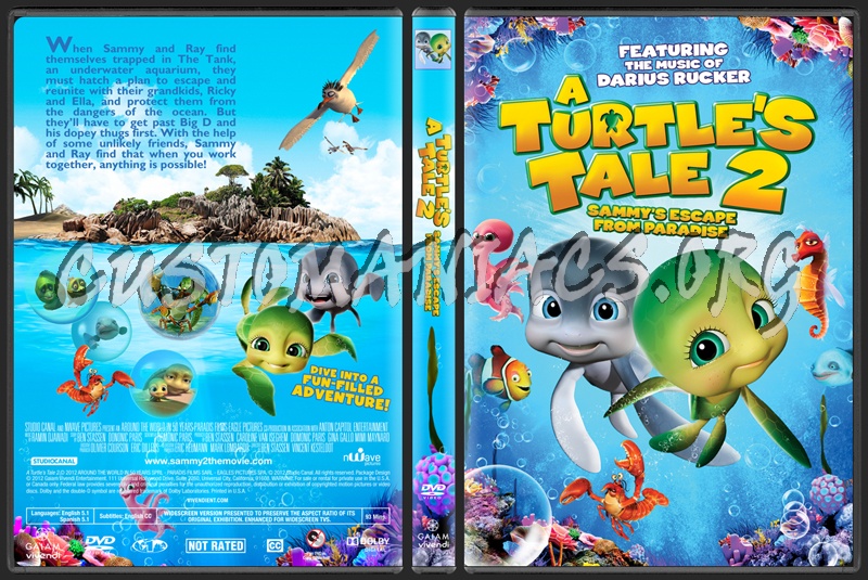 A Turtle's Tale 2 Sammy's Escape From Paradise (aka Sammy's Adventures 2) dvd cover