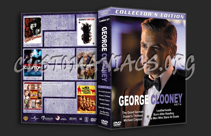 George Clooney Collection - Set 4 dvd cover