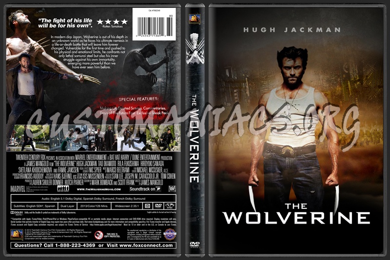 The Wolverine dvd cover