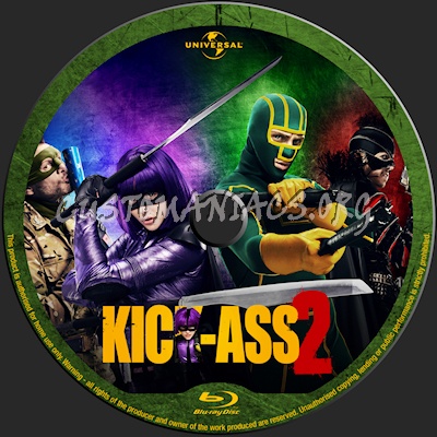 Kick-Ass 2 blu-ray label