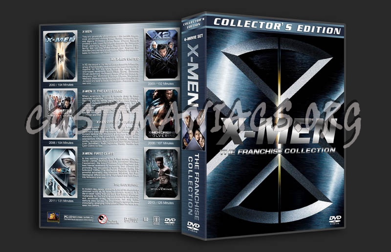 X-Men: The Franchise Collection dvd cover