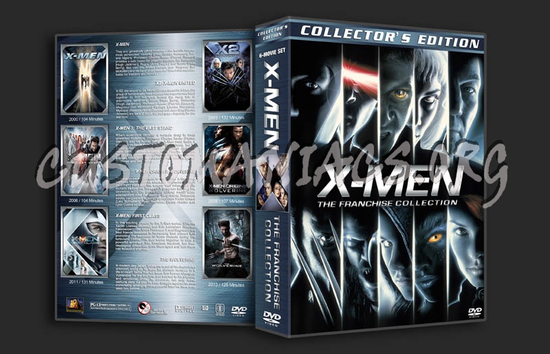 X-Men: The Franchise Collection dvd cover