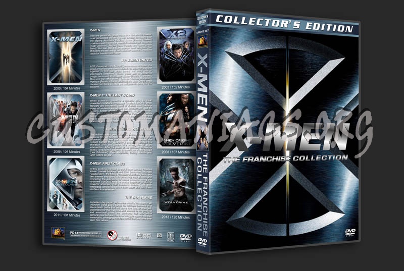 X-Men: The Franchise Collection dvd cover