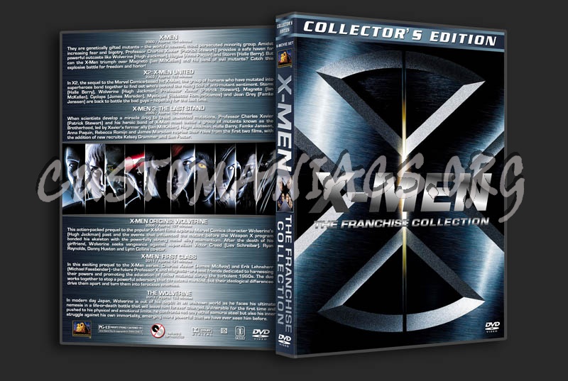 X-Men: The Franchise Collection dvd cover