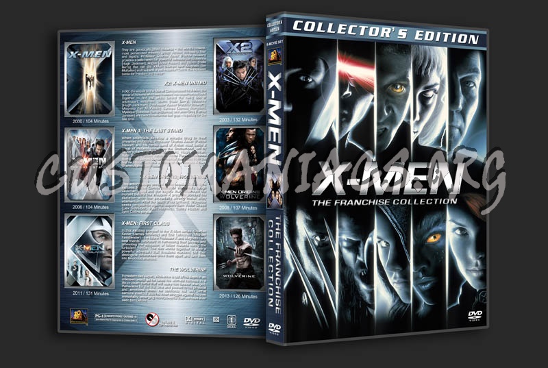 X-Men: The Franchise Collection dvd cover