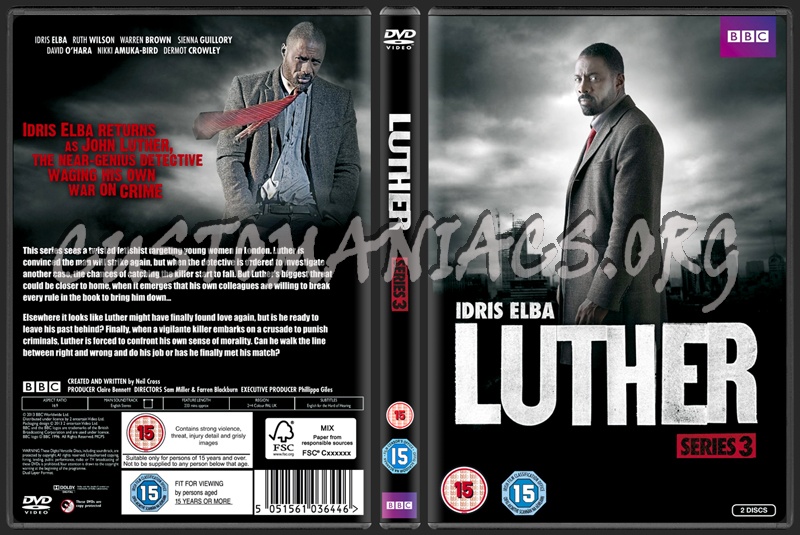 Luther Series 3 dvd cover