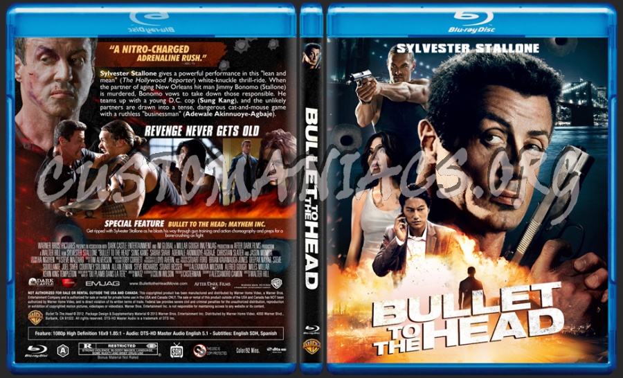 Bullet To The Head dvd cover